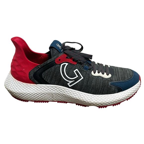 G/FORE MG4X2 Limited Edition Cross Trainer Golf Shoes Men 10 Charcoal Grey Red - Picture 8 of 16